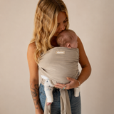Enveloppe en bambou pour bébé - Solid} Taupe côtier