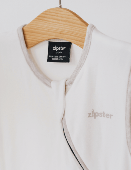 Bamboo Sleeping Bag 1.5 TOG - White - Zipster