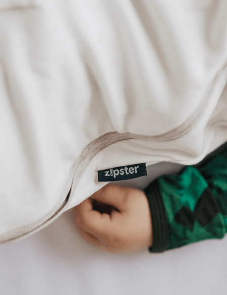 Bamboo Sleeping Bag 1.5 TOG - White - Zipster