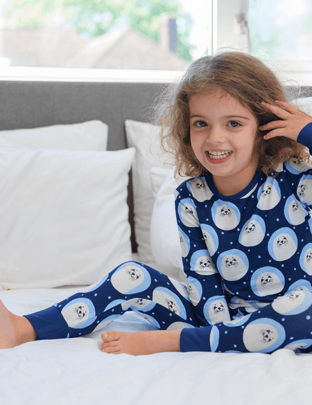 Children's PJ Set Navy Seal - Zipster