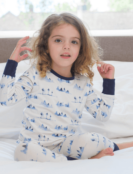 Children's PJ Set Whiteout - Zipster